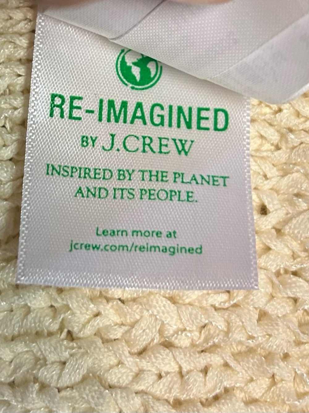 J. Crew Cream Textured Sleeveless Crewneck Sweater - Picture 8 of 8